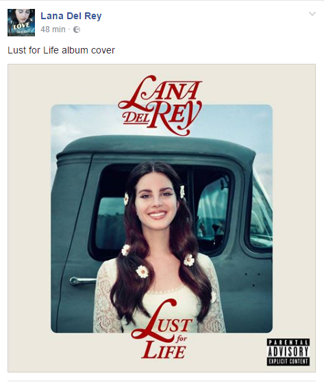 Lana Del Rey prezentuje nowy singiel Lust For Life! 