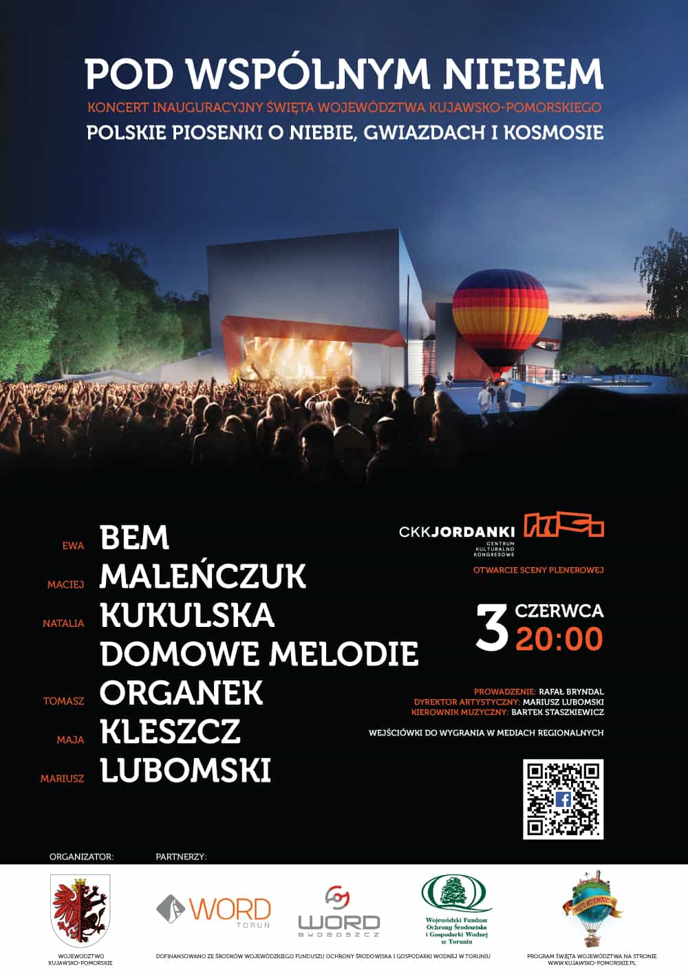 Koncert Pod wspólnym niebem w Toruniu już 3 czerwca!