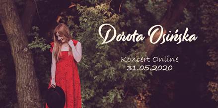 Dorota Osińska zagra koncert online
