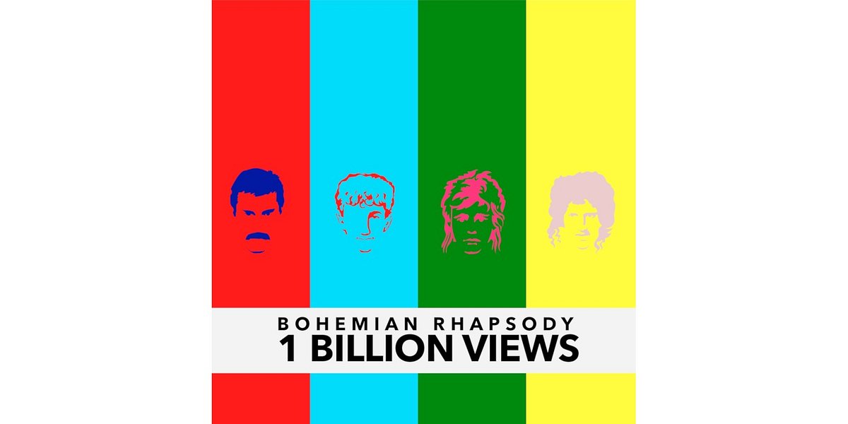 Teledysk Queen Bohemian Rhapsody z historycznym wynikiem miliarda wyświetleń