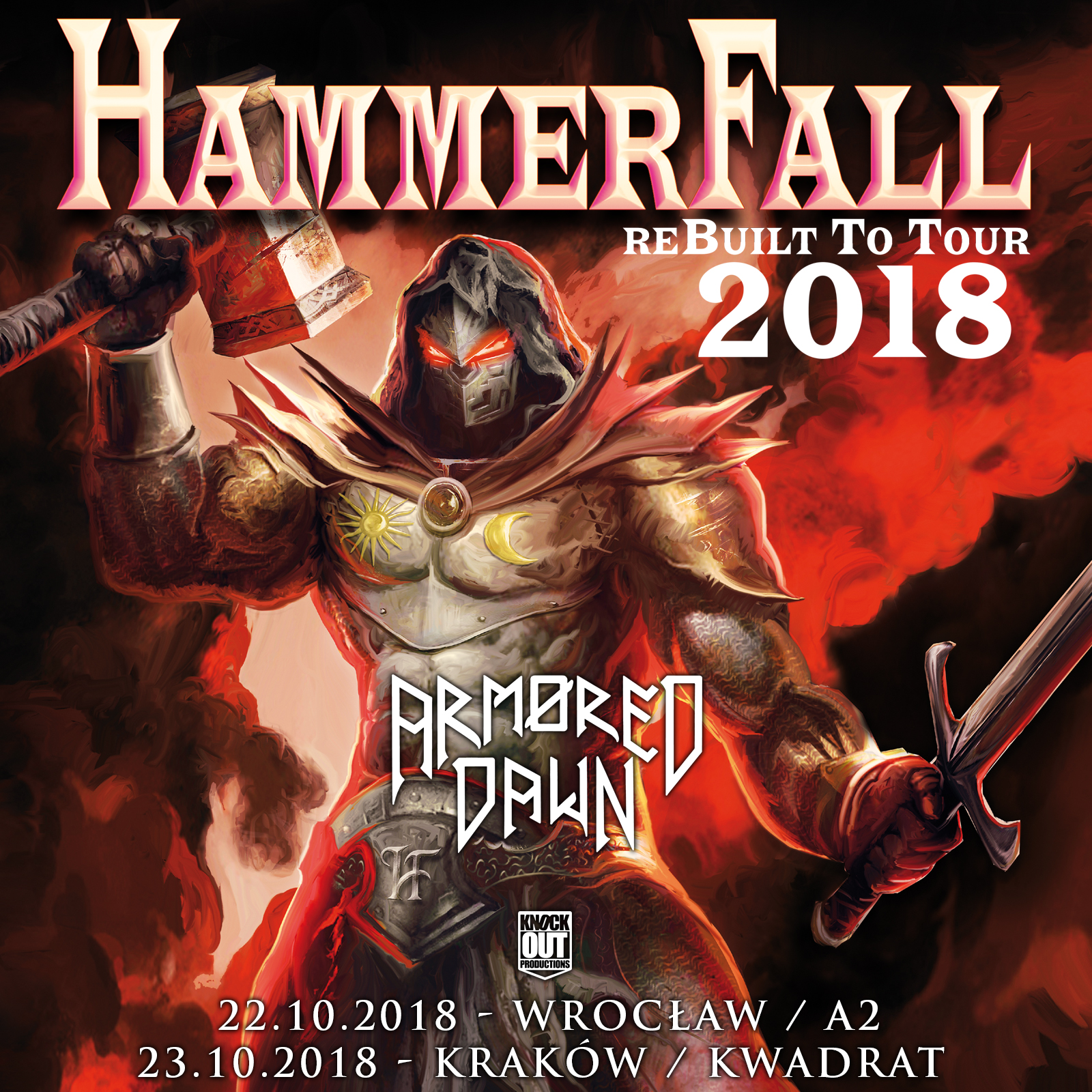 Dwa koncerty Hammerfall w Polsce!