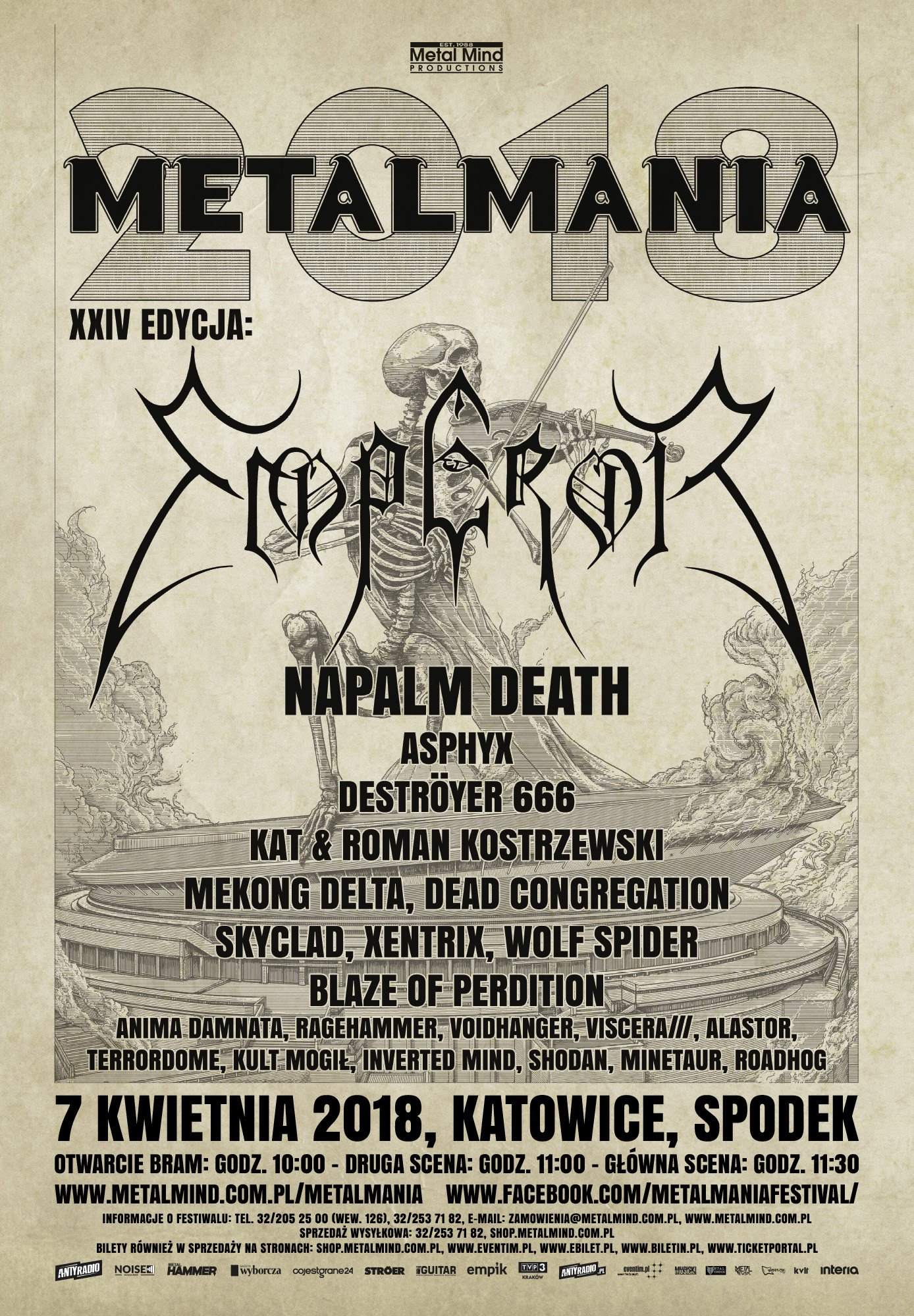 Metalmania 2018 - kolejne szczegóły festiwalu!